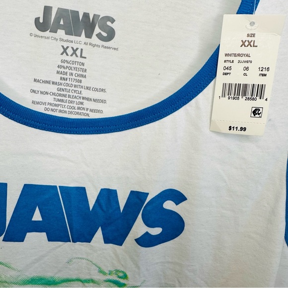 Jaws Ringer Tank NWT - Picture 2 of 3
